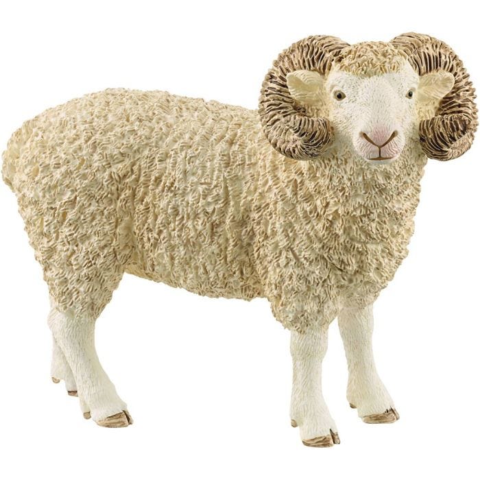 Schleich Maatilan eläimet, Pässi, koko 7,1x9x4,5 cm, 1 kpl