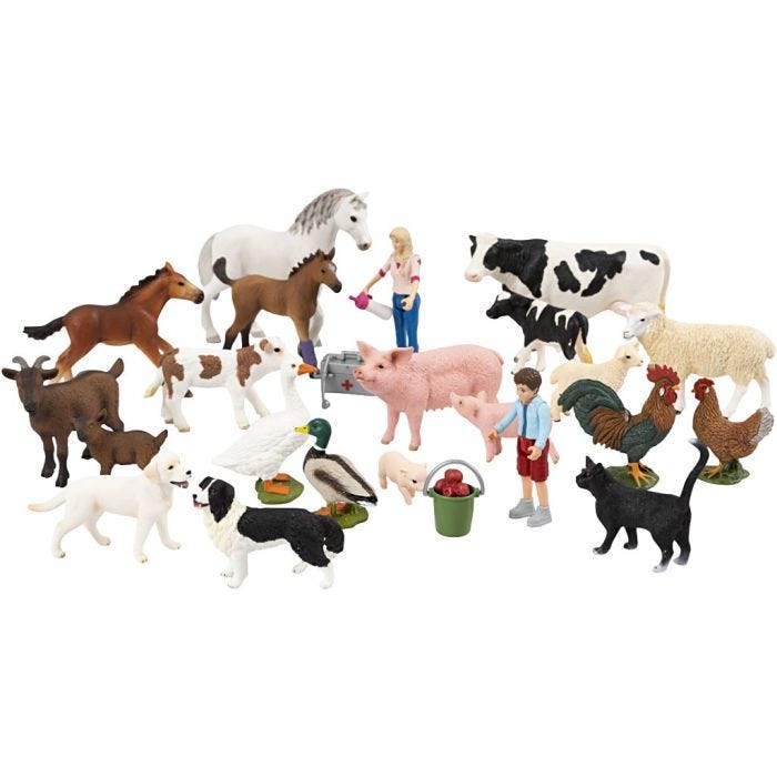 Schleich Maatilan eläimet, 22 kpl/ 1 set