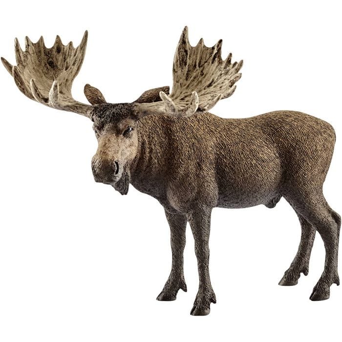 Schleich Pohjoisen villieläimet, Hirvi, 10,3x12,5x6,6 cm, 1 kpl