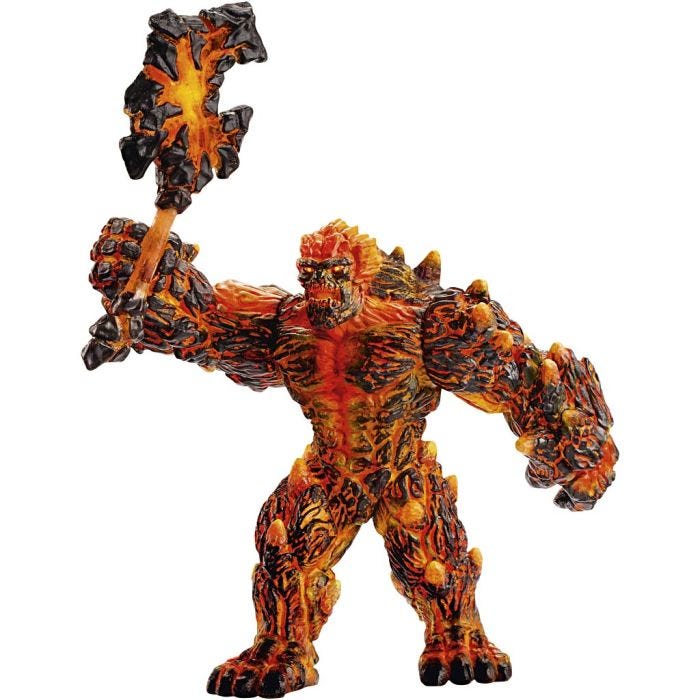 Schleich Monsterit, Laavajätti aseineen, koko 18x15,5x11 cm, 1 kpl