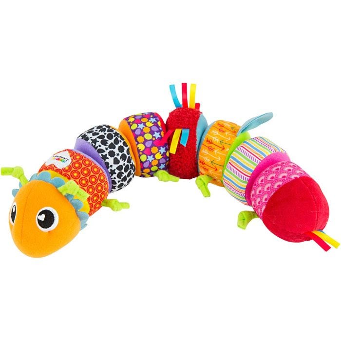 Lamaze Yhdisteltävä toukka, Kork. 22 cm, Pit. 22 cm, Lev: 10 cm, 1 kpl