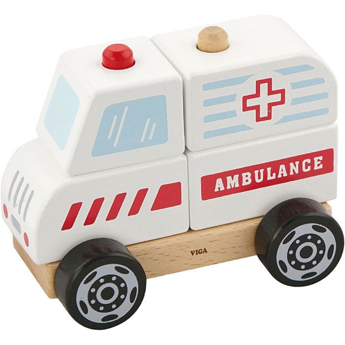 VIGA Ambulanssi, Ambulanssi, 13x10x8 cm, 1 kpl