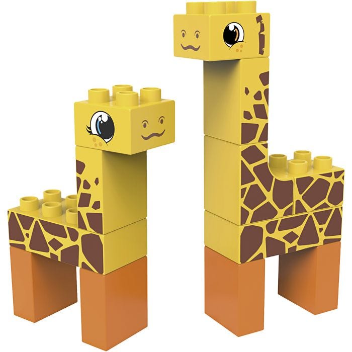 BIOBUDDI Rakennuspalikat, 14 kpl/ 1 set