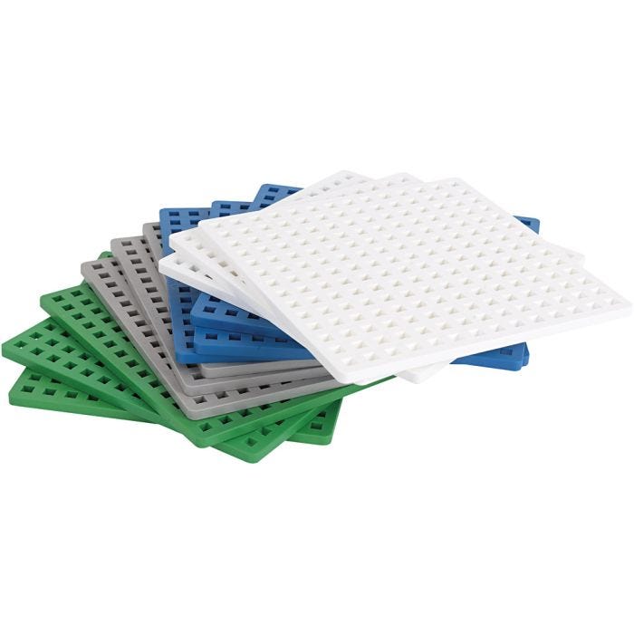 Plus Plus Basic- laatat, 4x3 kpl/ 1 set
