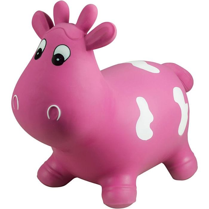 Hyppylelu, 41 cm, 54 cm, 25,5 cm, pinkki, 1 kpl