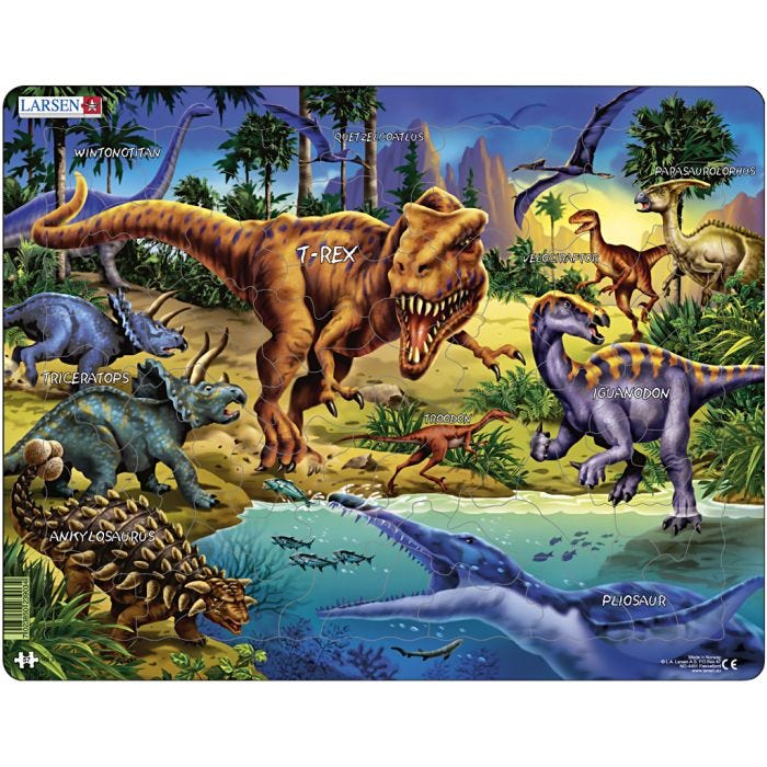 Palapeli, koko 28,5x36,5 cm, 57 kappaletta, 1 kpl