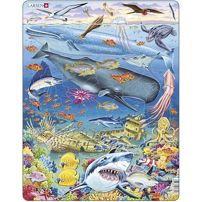 Palapeli, koko 28,5x36,5 cm, 66 kappaletta, 1 kpl