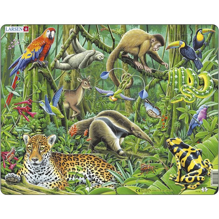 Palapeli, koko 28,5x36,5 cm, 70 kappaletta, 1 kpl