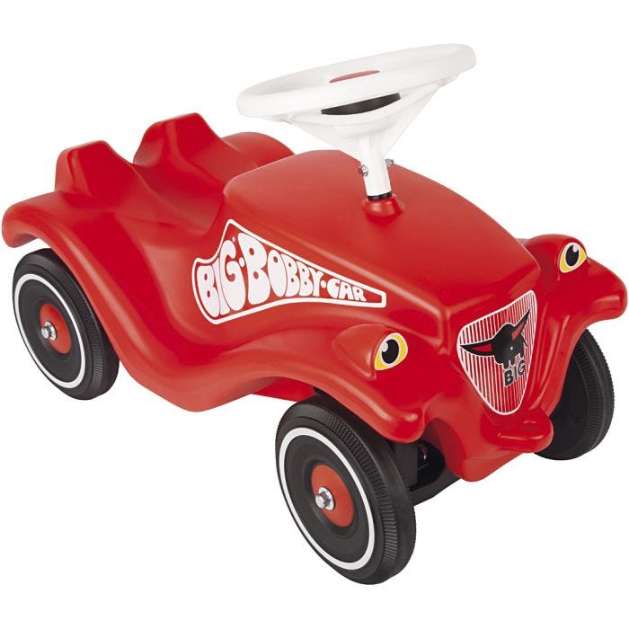Bobby-auto muovisilla pyörillä, 1 kpl