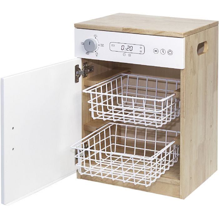 VIGa astianpesukone, Kork. 55 cm, S: 34, Lev: 40 cm, 1 kpl