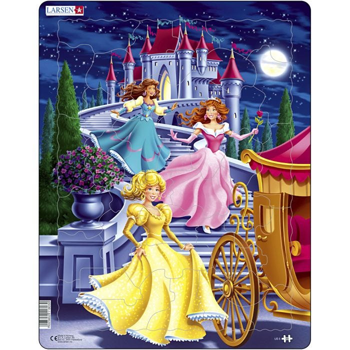 Palapeli, koko 28,5x36,5 cm, 35 kappaletta, 1 kpl