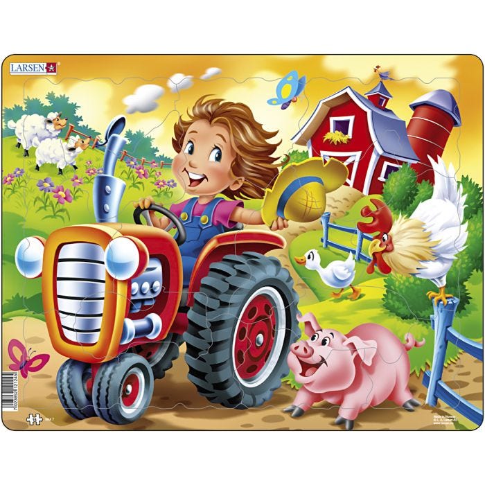 Palapeli, koko 28,5x36,5 cm, 15 kappaletta, 1 kpl