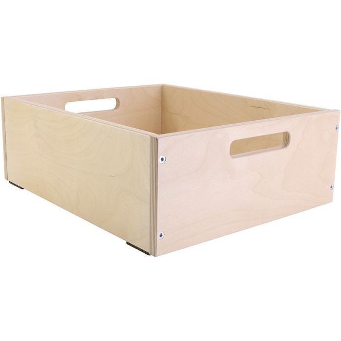 Säilytyslaatikko, Kork. 15 cm, S: 44 cm, Lev: 37 cm, 1 pkk/ 1 pkt