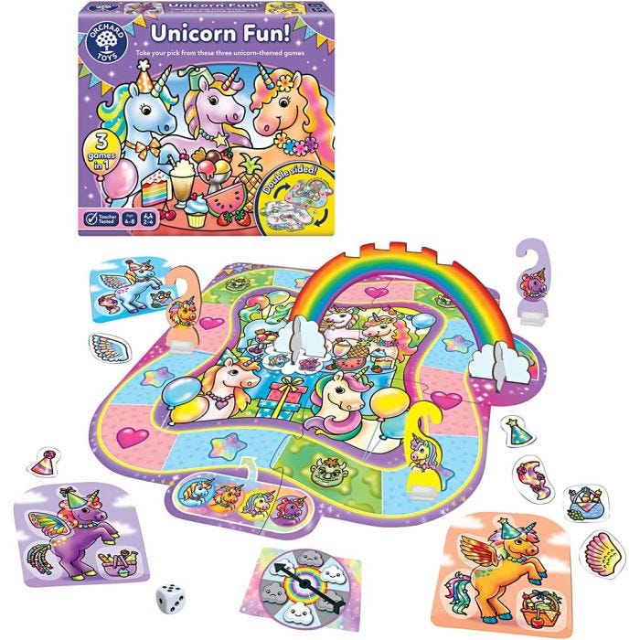 3-in-1-yksisarvispeli, 1 pkk/ 1 pkt