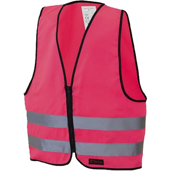 Heijastinliivi, 47 cm, 40 cm, 4-6 v., pinkki, 1 kpl