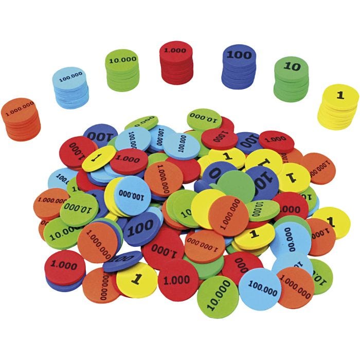 Vaahtokumikolikot, 280 kpl/ 1 set