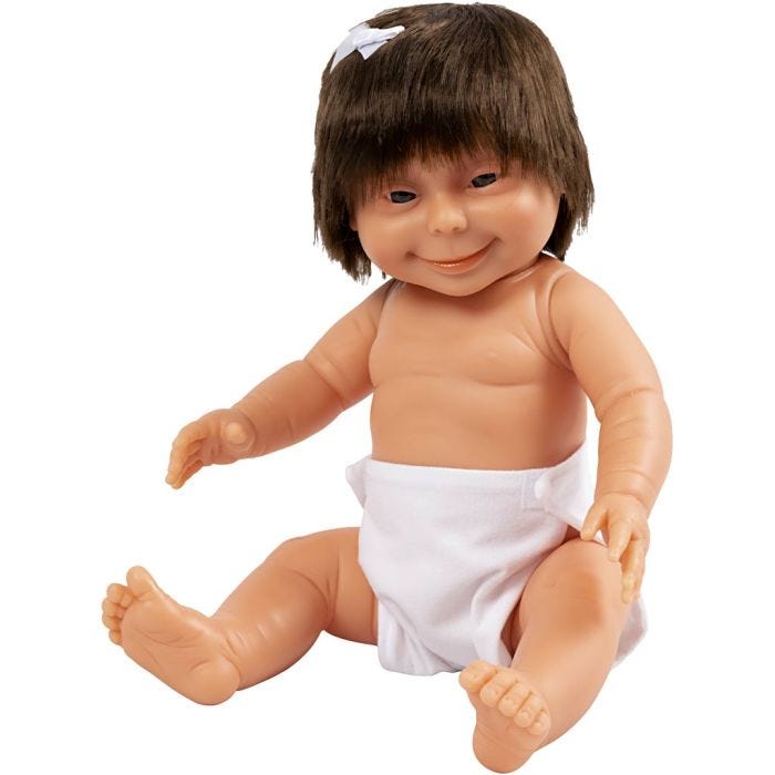 Vauvanukke, tyttö, 34 cm, 1 kpl