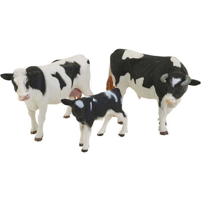 Holstein-lehmäperhe, 1 set
