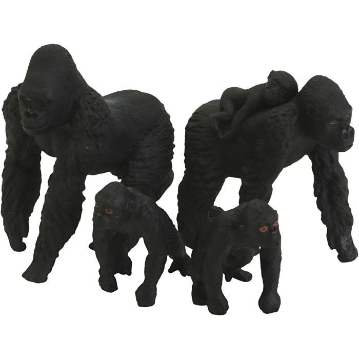 Gorillaperhe, 5 kpl/ 1 set