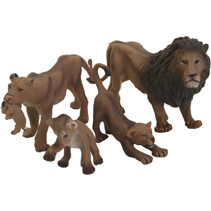 Leijonaperhe, Kork. 3,5-9 cm, Pit. 10-12 cm, 4 kpl/ 1 set