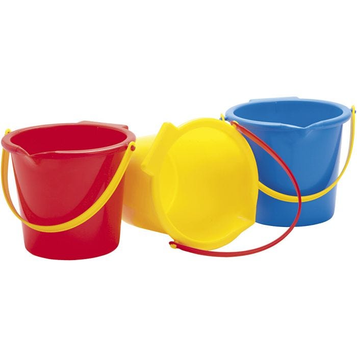 dantoy ämpärit, Kork. 15 cm, 2 l, 1 kpl