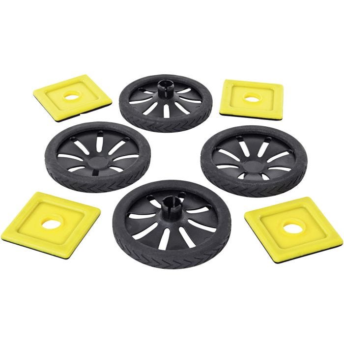 POLYDRON Magneettinen Osa, halk. 9 cm, 4 osaa/ 1 set