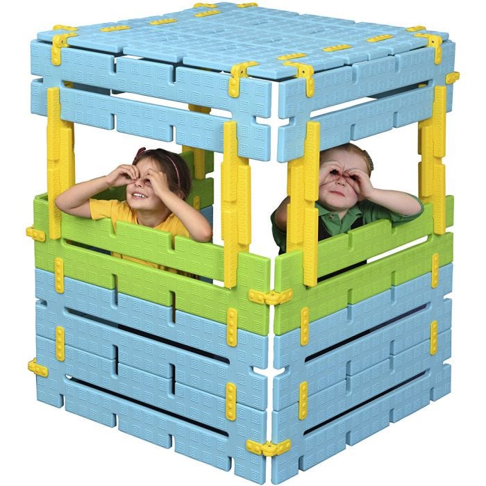 POLYDRON Majanrakennussetti, 76 osaa/ 1 set