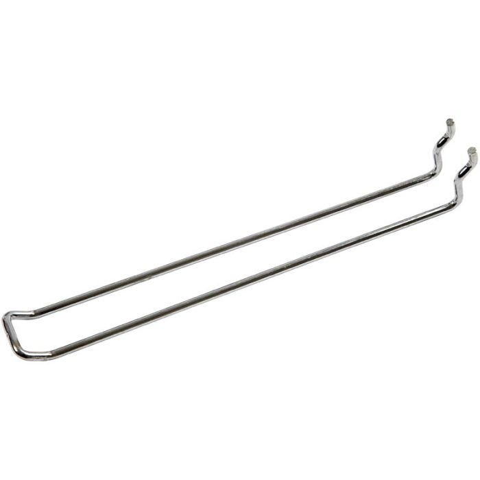 Kaksoispiikki, Pit. 200 mm, Lev: 25 mm, paksuus 4 mm, 50 kpl/ 1 pkt