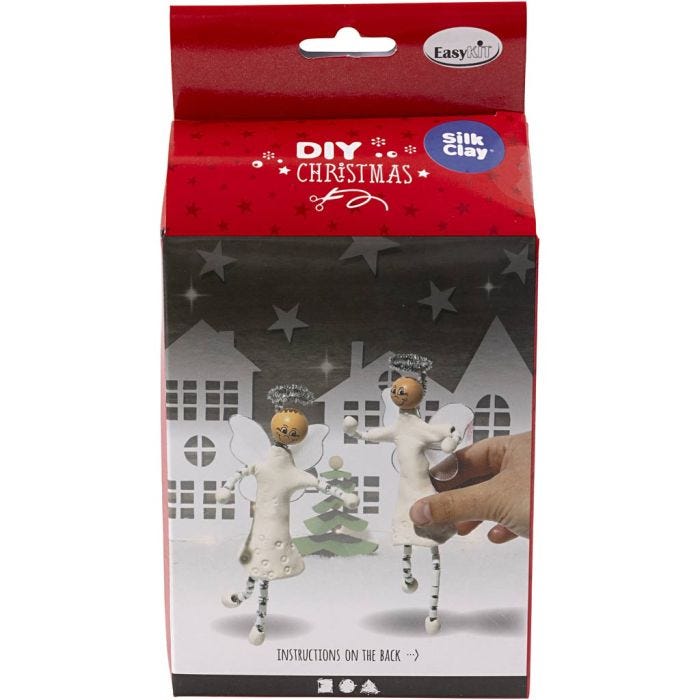DIY-askartelupakkaus, enkelit, 17 cm, 1 set