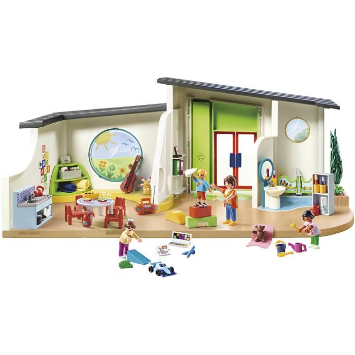 Playmobil Päiväkoti sateenkaari, 50,5x27x19,5 cm, 1 set