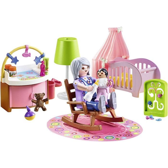 Playmobil-nukkekodin huonekalut, Lastenhuone, 43 osaa/ 1 pkt