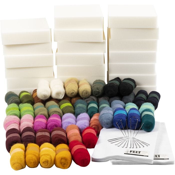 Luova oppiminen -setti, beige, 1 set