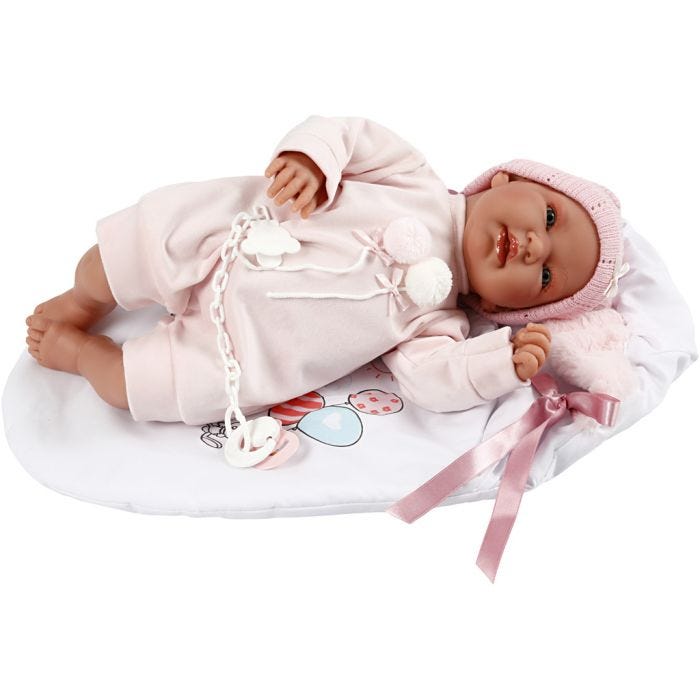Vauvanukke, koko 44 cm, vaaleanpunainen, 1 pkk/ 1 pkt
