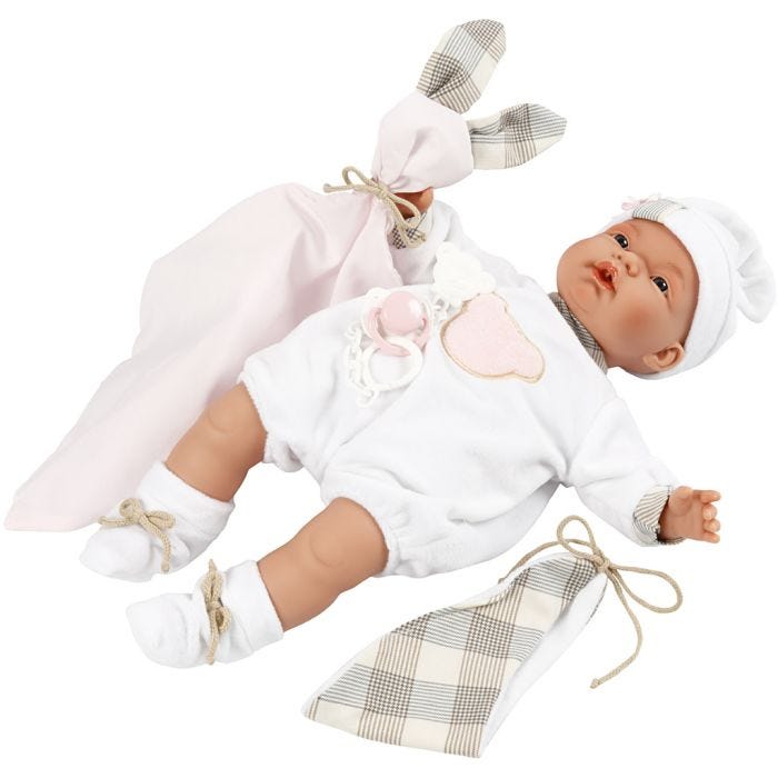 Vauvanukke, koko 38 cm, vaaleanpunainen, 1 pkk/ 1 pkt