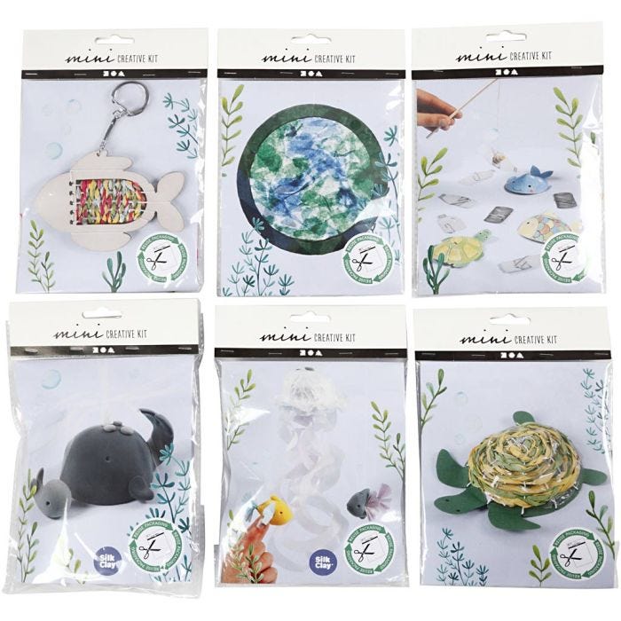 Askartelusetti Mini, 6 set/ 1 pkt
