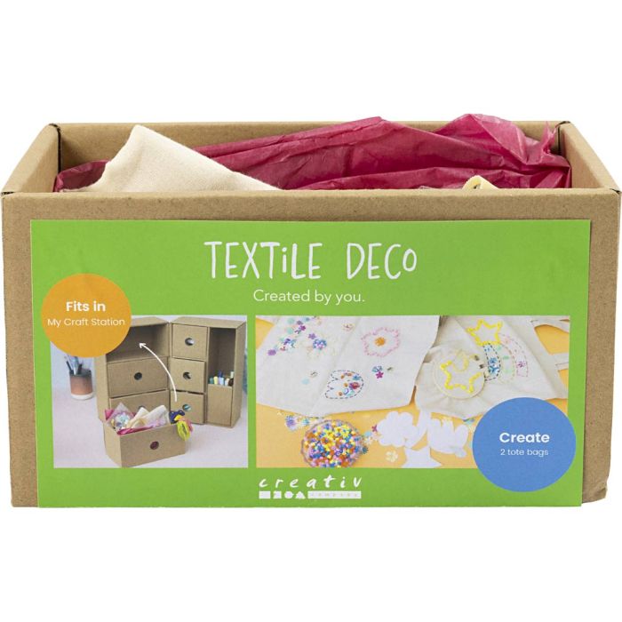 Askartelulokerikko Tekstiilien Koristeluun, värilajitelma, 1 pkk/ 1 pkt