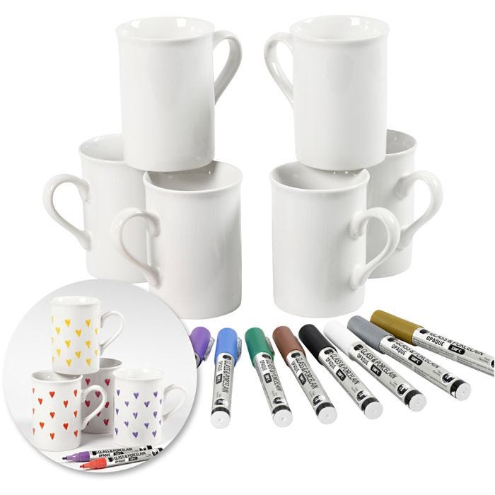 Mukin koristelu- setti, 1 set