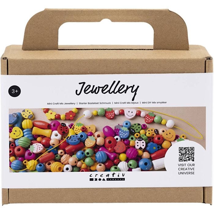Askartelupaketti Mini Korut, iloiset värit, 1pkk/ 1 pkt