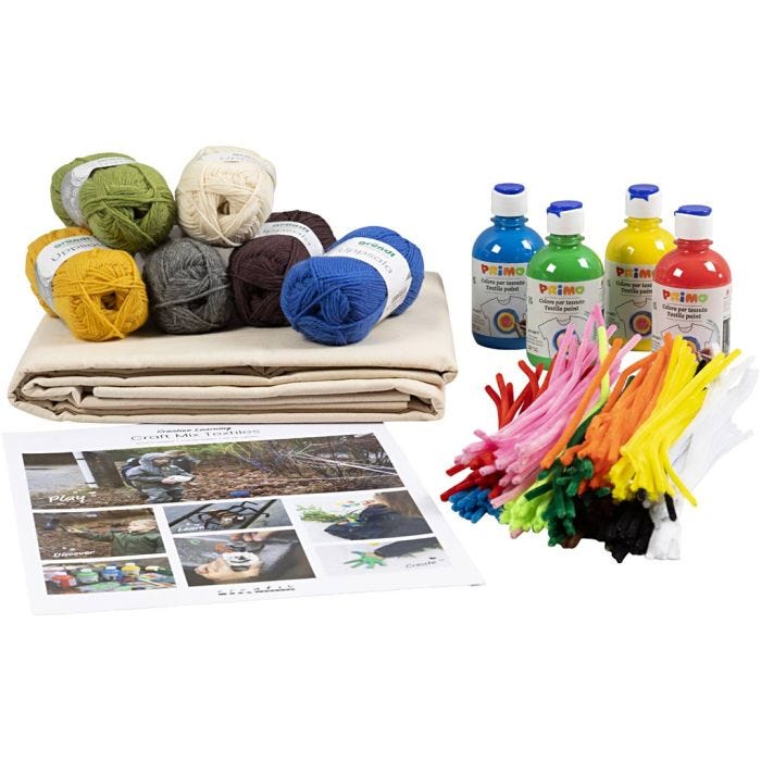 Askartelupaketti Tekstiilit, 1 pkk/ 1 pkt