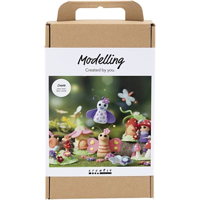 Askartelusetti Muovailu, Keiju, pastellivärit, 1pkk/ 1 pkt