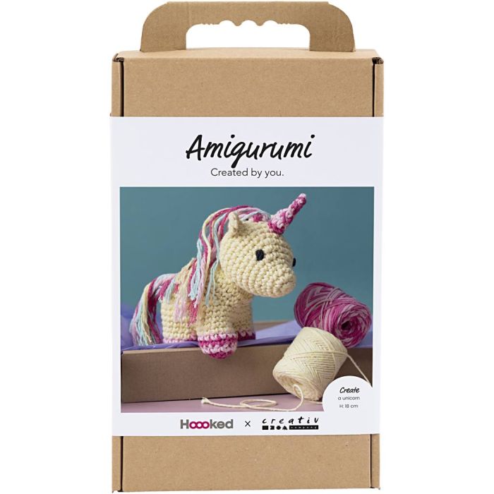 Askartelusetti Amigurumi , Yksisarvinen, 1 pkk/ 1 pkt