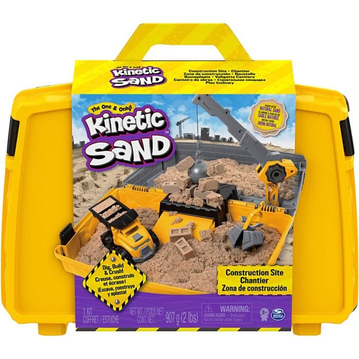 Kinetic Sand® -rakennustyömaa, 1 kpl/ 1 pkt