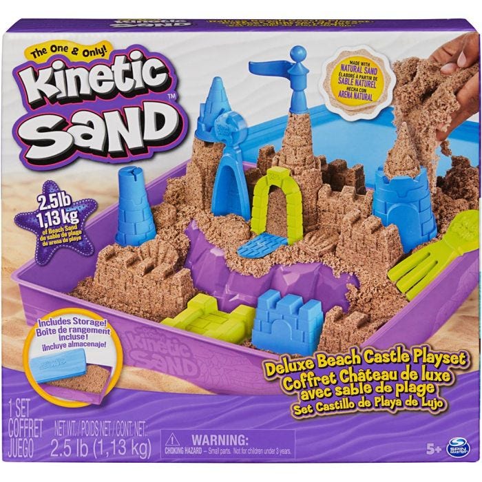 Kinetic Sand® -hiekkalinna, 1 kpl/ 1 pkt