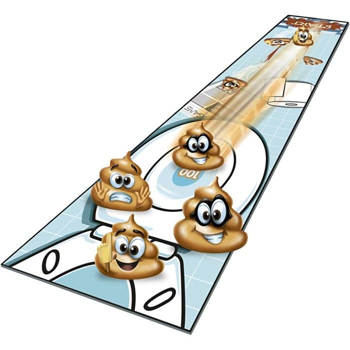Kakka-curling, 91x20 cm, 1 kpl