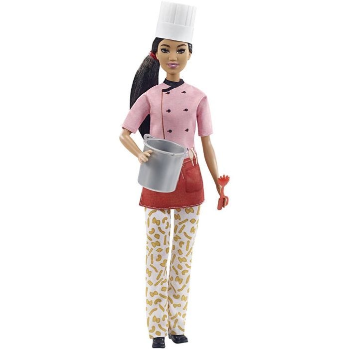 Barbie-Uranukke, Kokki, 30 cm, 1 kpl
