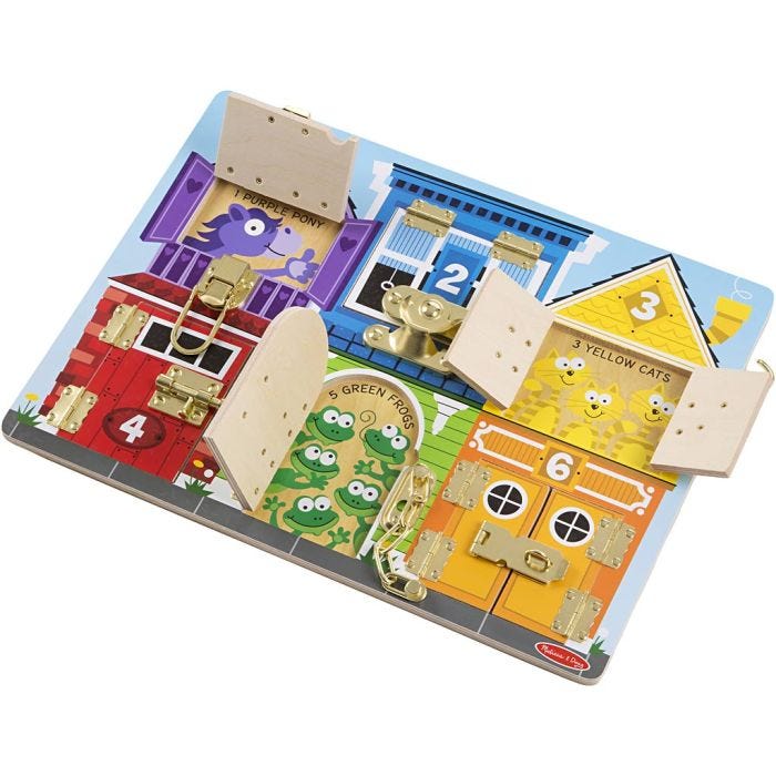 Melissa &amp; Doug -salpataulu, 3,5 cm, 40 cm, 30 cm, 1 kpl
