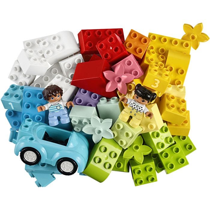 LEGO® DUPLO® rakennuspalikat, 65 kpl/ 1 pkt