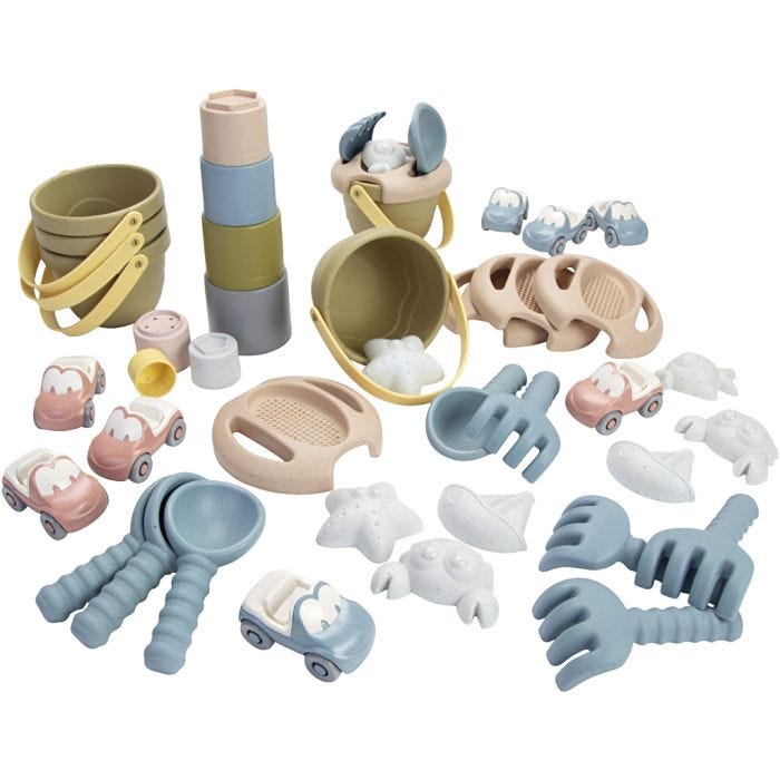 dantoy mini BIO hiekkalelusetti, 43 kpl/ 1 set