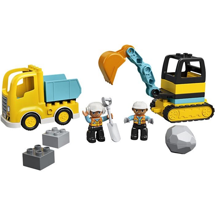 LEGO® DUPLO® Kuorma-auto ja Kuormaaja, 20 osaa/ 1 set