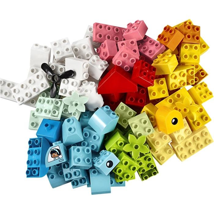 DUPLO® Sydänrasia, 80 osaa/ 1 pkt